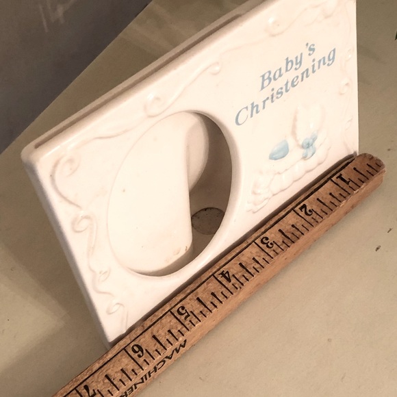 Russ ceramic Baby’s Christening picture frame - Picture 11 of 12